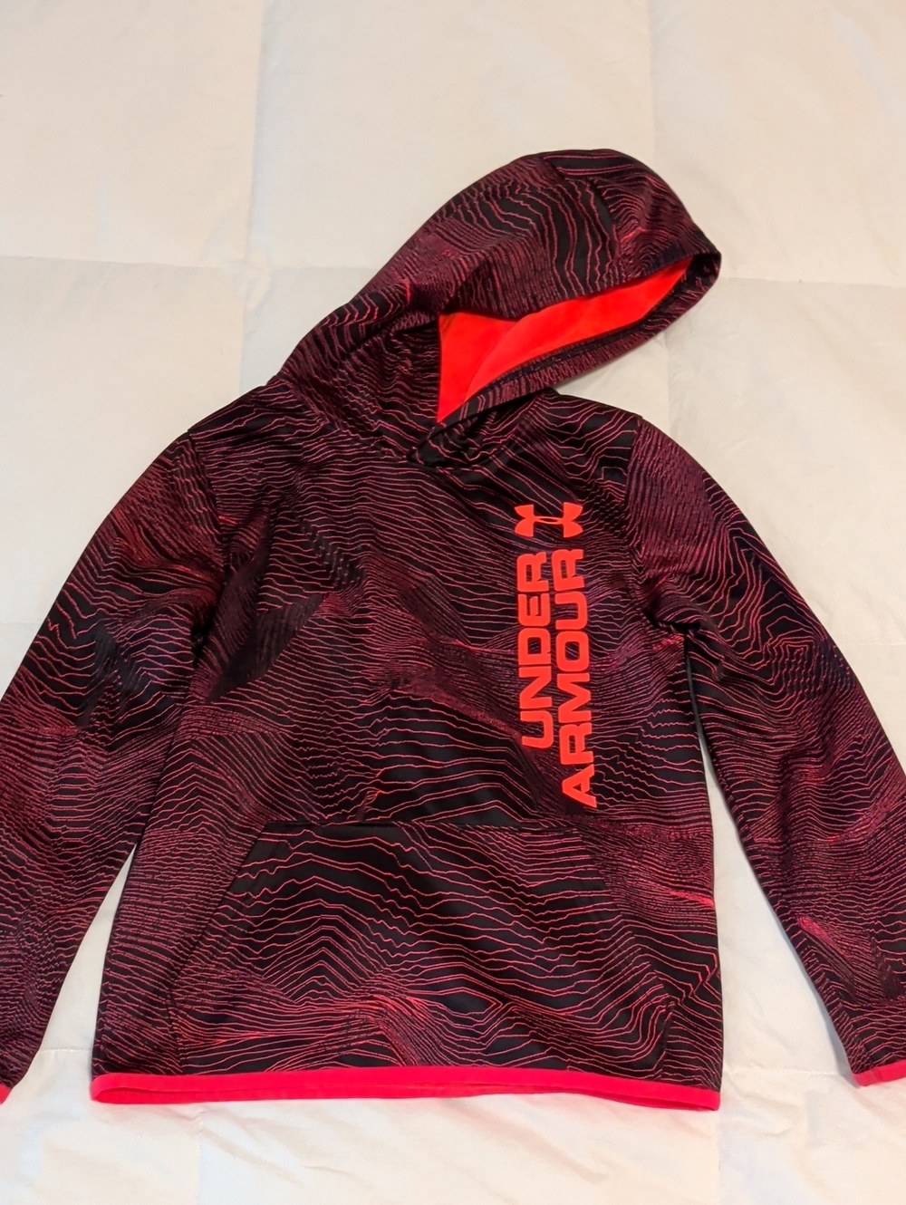Under Armour Kids Orange Hooded Sweatshirt